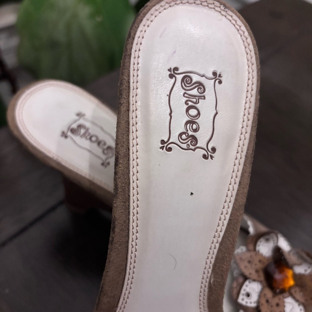 Y2K Sandals GENUINE LEATHER UPPER - Picture 3 of 8